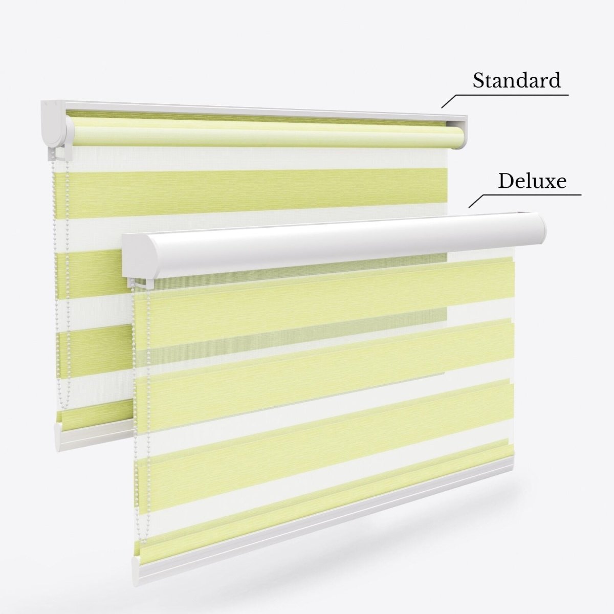 Allure Pale Green Day & Night Blinds - Zen Shades