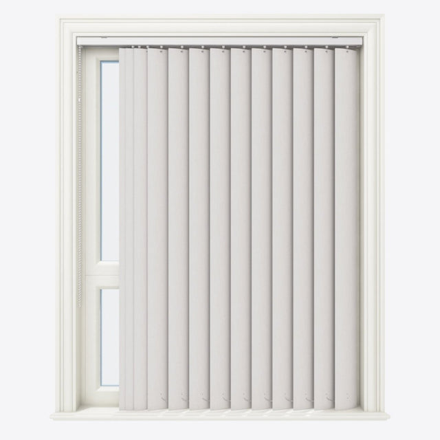 Atakama Silver Blackout PVC Vertical Blinds - Zen Shades
