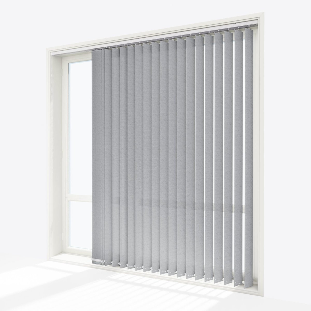 Bali Titanic Grey Vertical Blinds Replacement Slats - Zen Shades