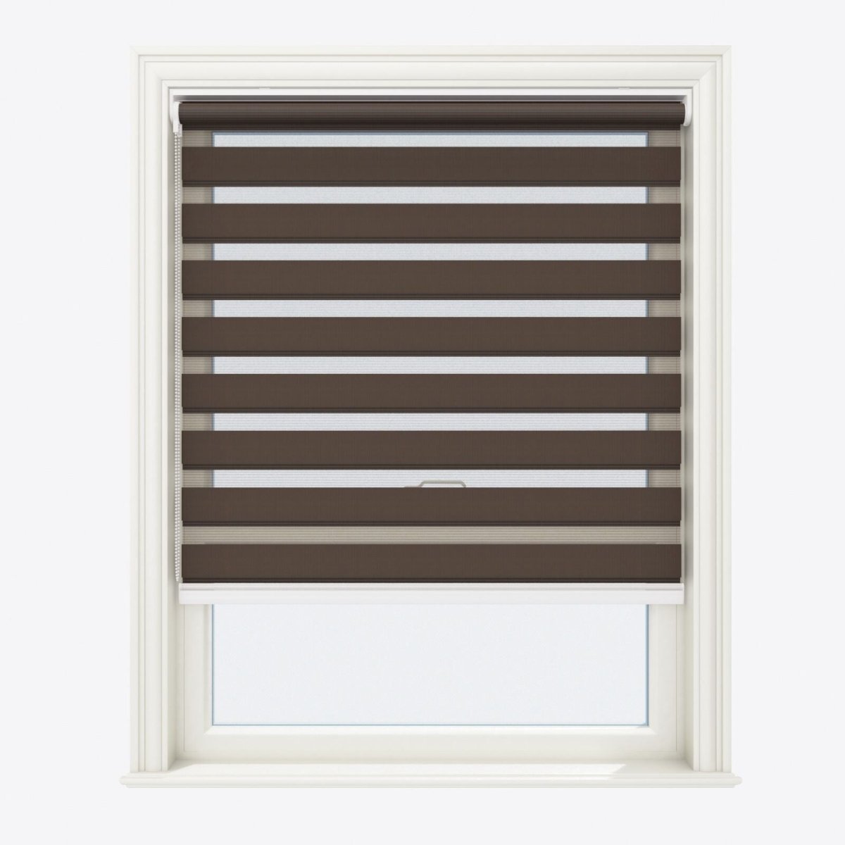 Bliss Ash Brown Day & Night Blinds - Zen Shades