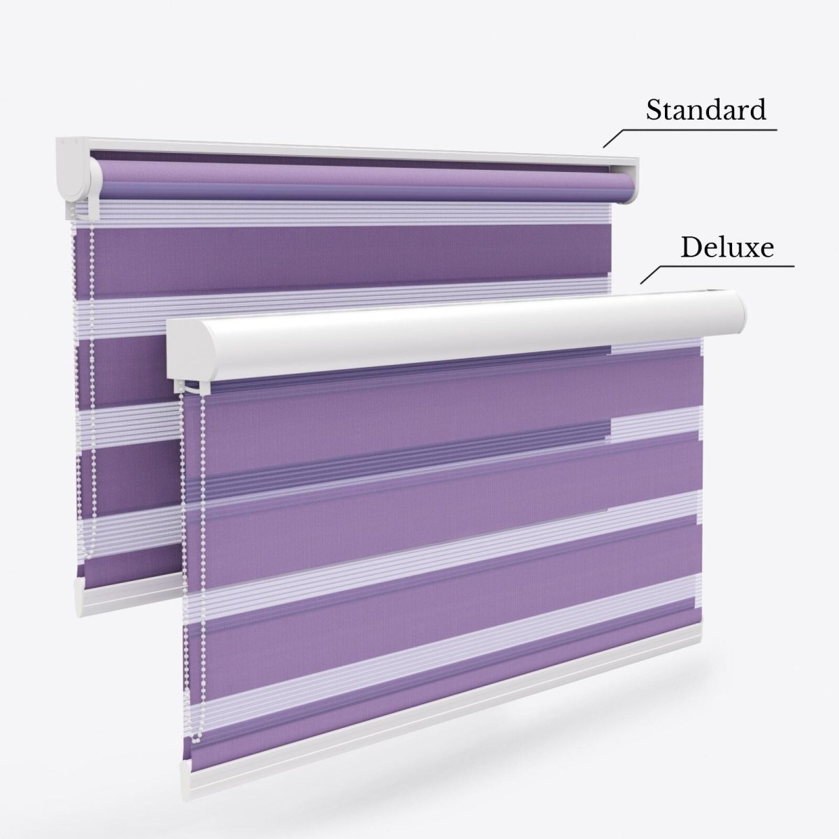 Bliss Diffused Orchid Day & Night Blinds - Zen Shades