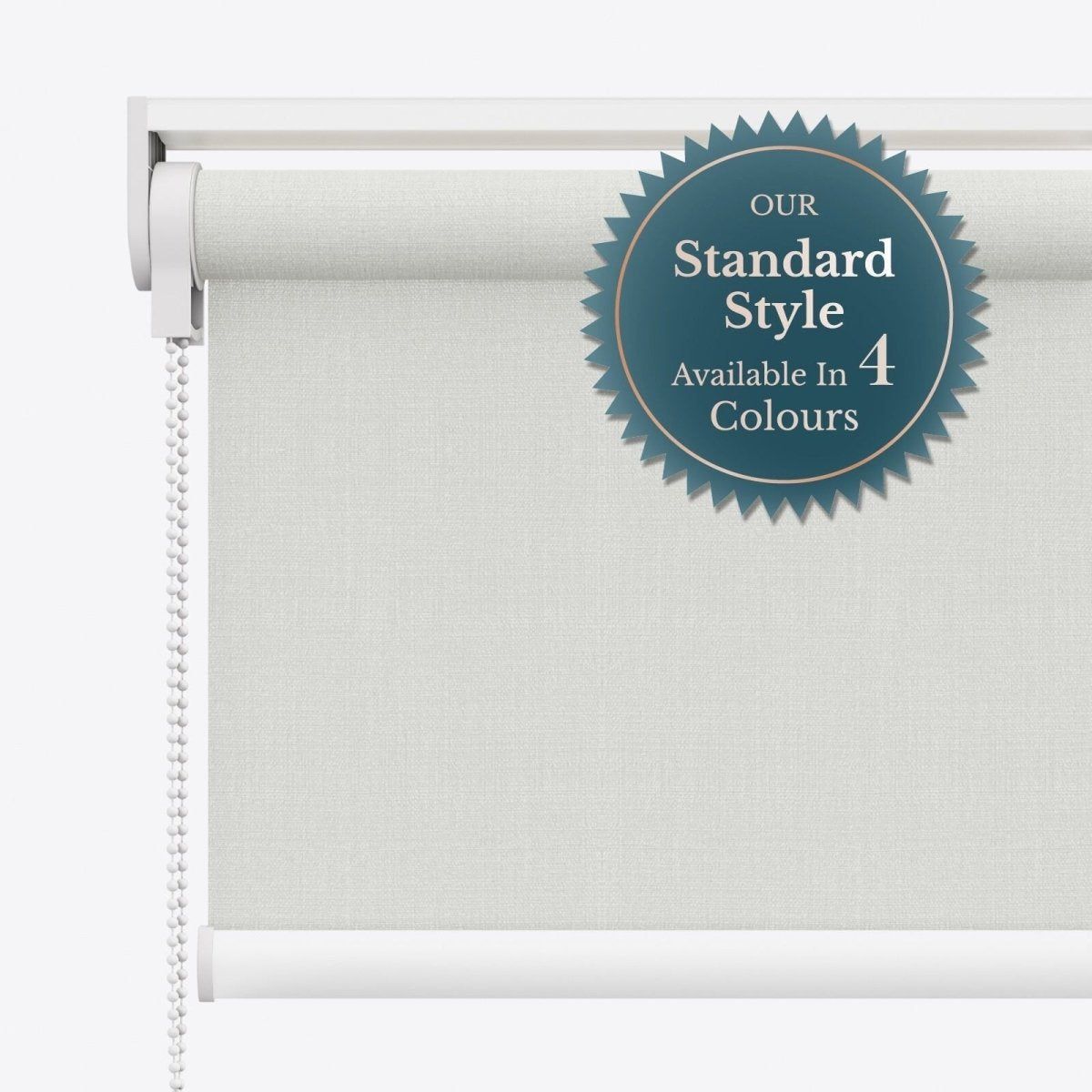 Bliss Vaporous Grey Blackout Roller Blinds - Zen Shades