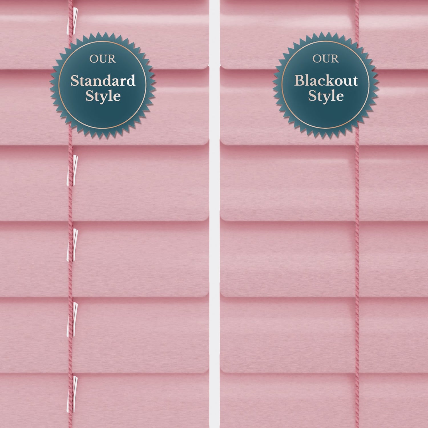 Brushed Innocent Pink Venetian Blinds - Zen Shades