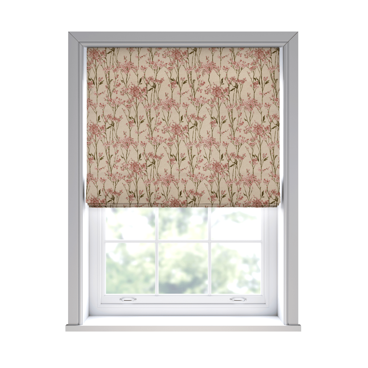 Celina Blush Roman Blinds - Zen Shades