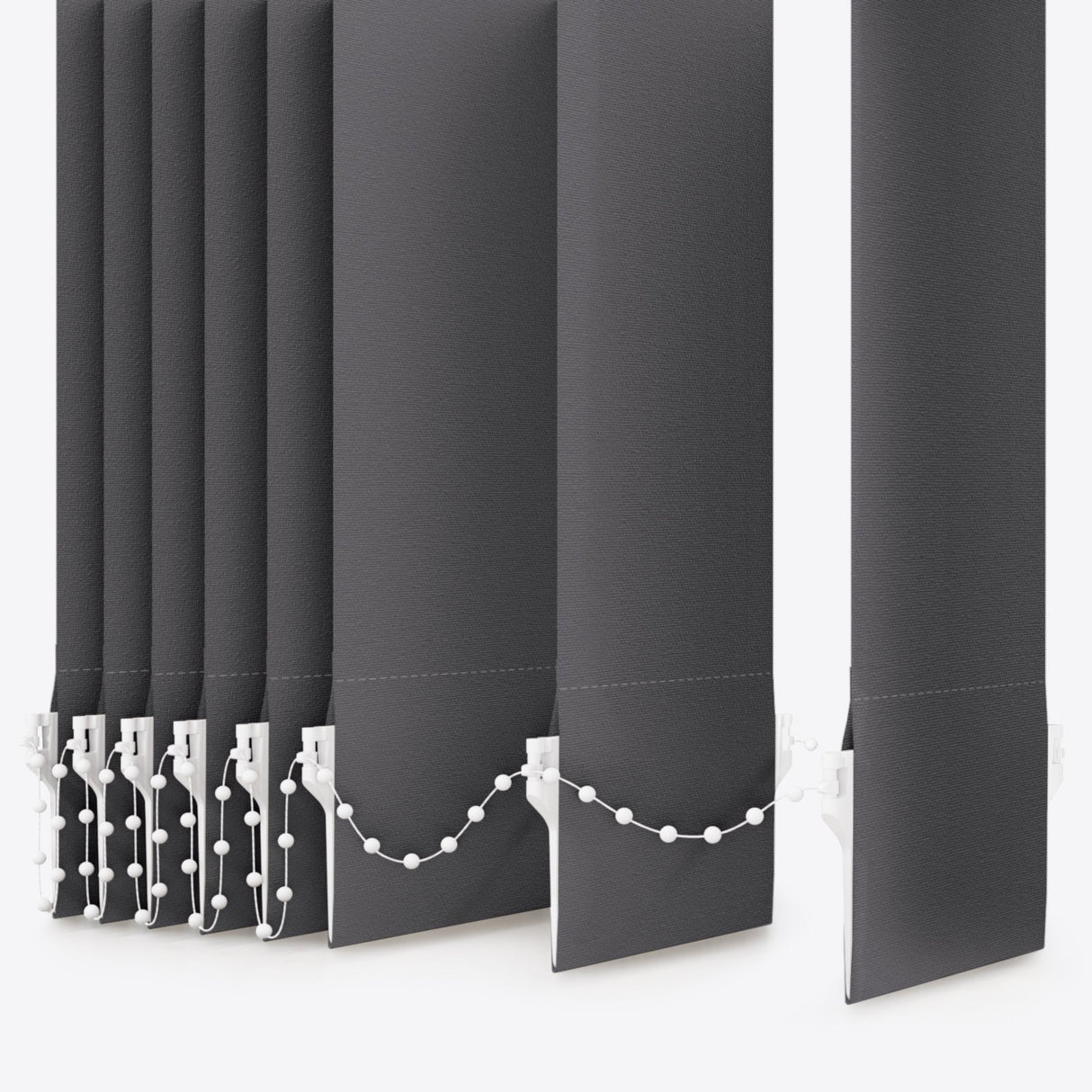 Colori Black Vertical Blinds - Zen Shades