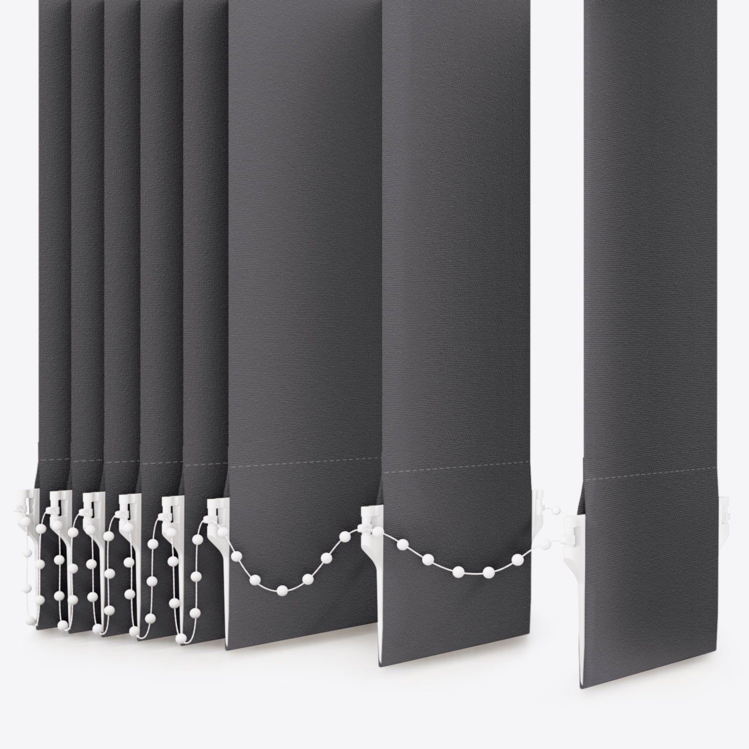 Colori Black Vertical Blinds - Zen Shades