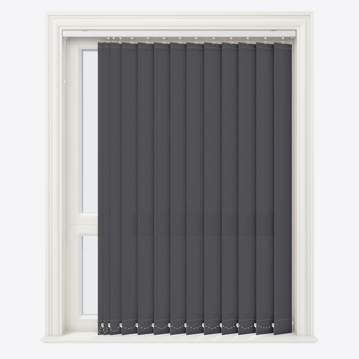 Colori Black Vertical Blinds - Zen Shades