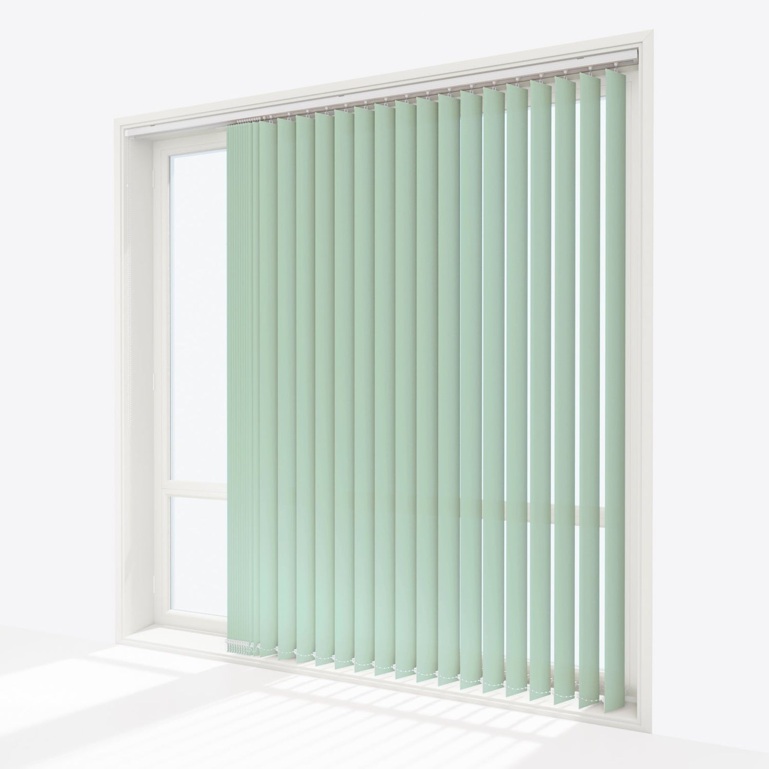 Colori Grayed Jade Vertical Blinds - Zen Shades