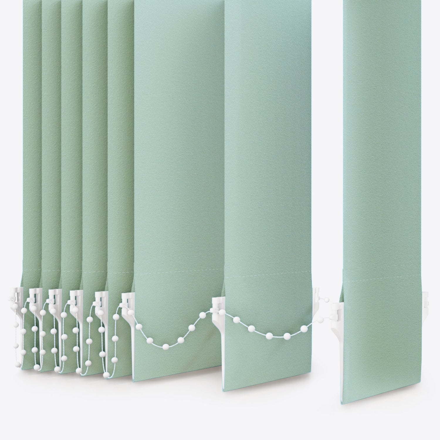 Colori Grayed Jade Vertical Blinds - Zen Shades