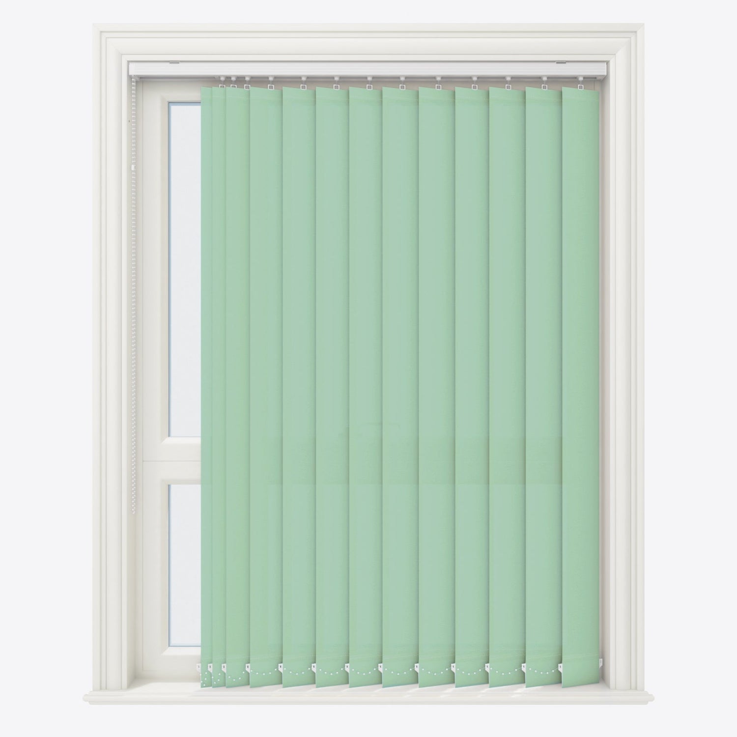 Colori Grayed Jade Vertical Blinds - Zen Shades