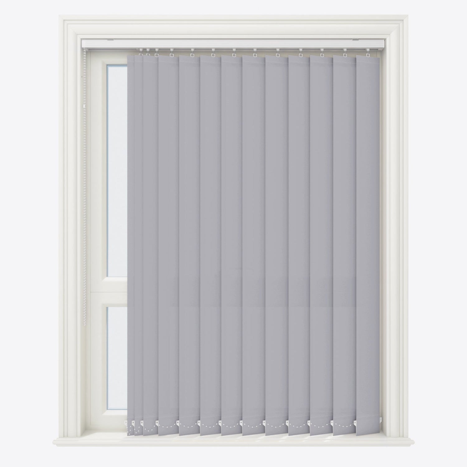 Colori Light Grey Vertical Blinds - Zen Shades