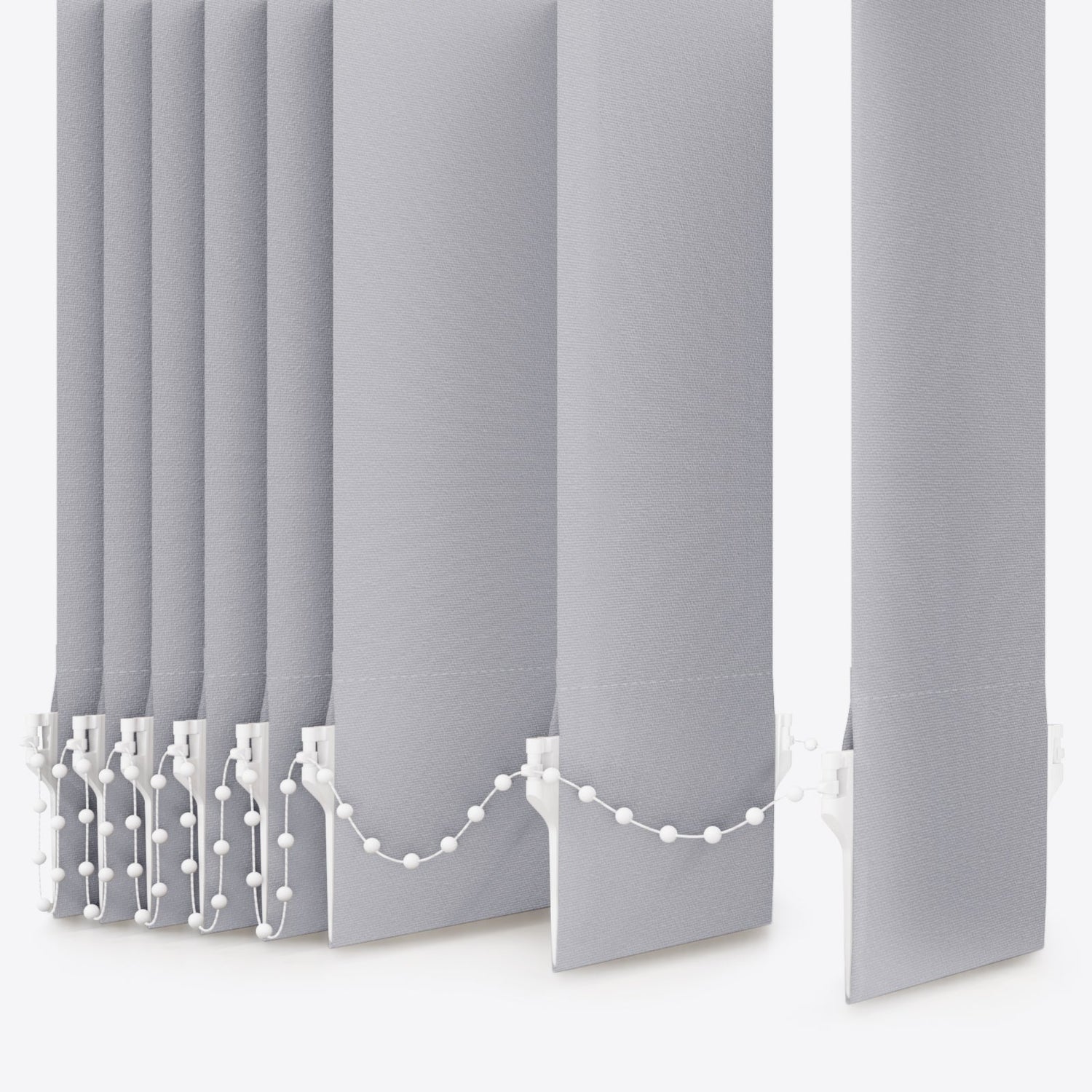 Colori Light Grey Vertical Blinds - Zen Shades
