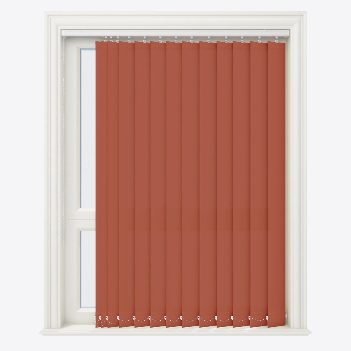 Colori Mecca Orange Vertical Blinds Replacement Slats - Zen Shades