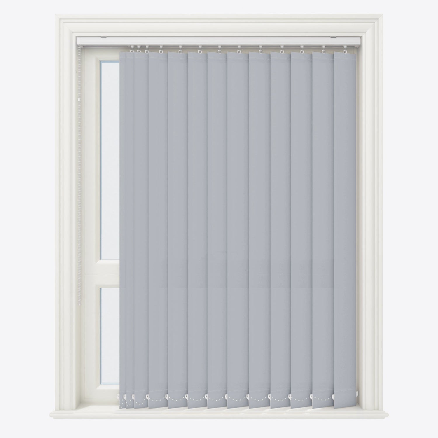 Colori Mist Grey Vertical Blinds - Zen Shades