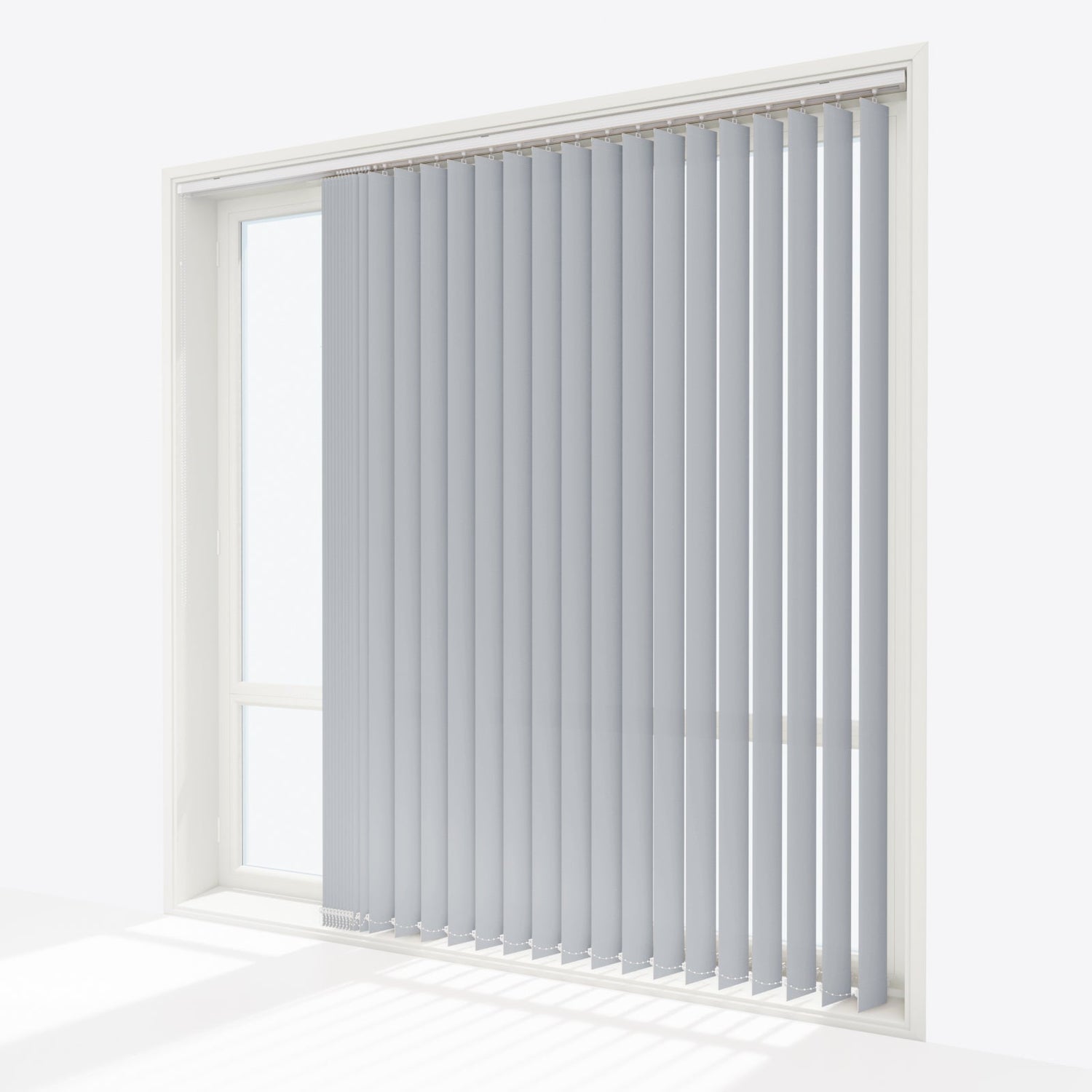 Colori Mist Grey Vertical Blinds - Zen Shades