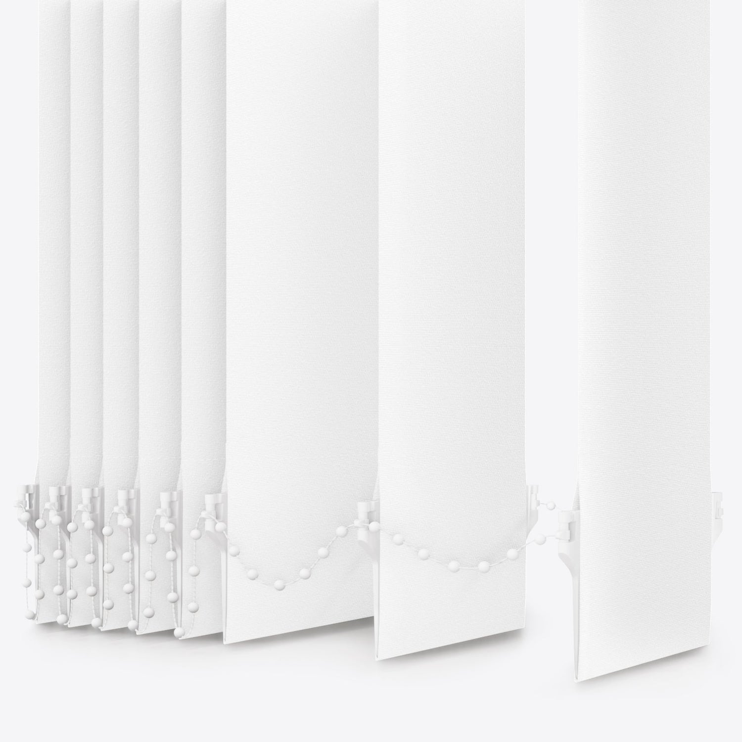 Colori Signal White Vertical Blinds - Zen Shades