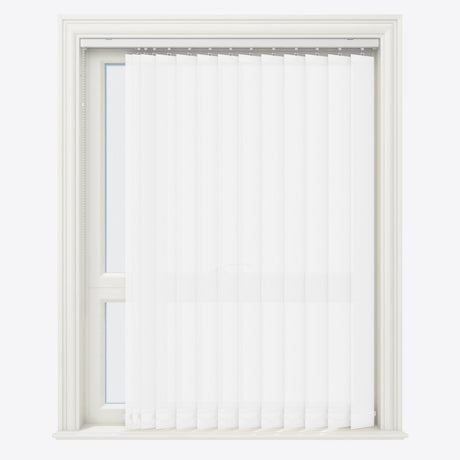 Colori Signal White Vertical Blinds - Zen Shades