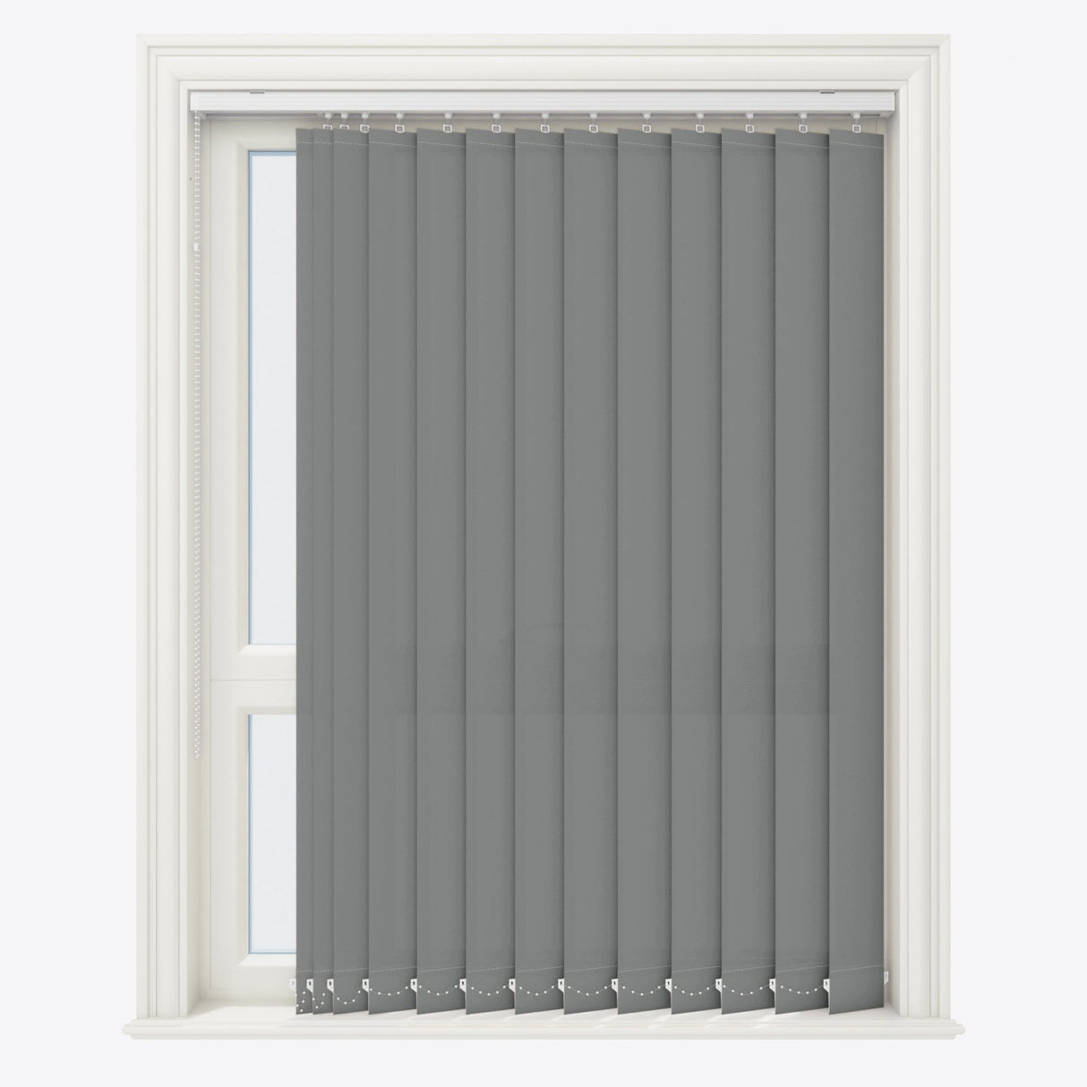 Colori Storm Grey Vertical Blinds - Zen Shades
