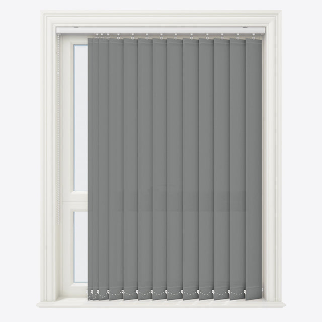 Colori Storm Grey Vertical Blinds - Zen Shades