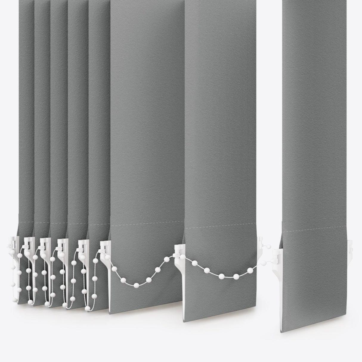 Colori Storm Grey Vertical Blinds - Zen Shades