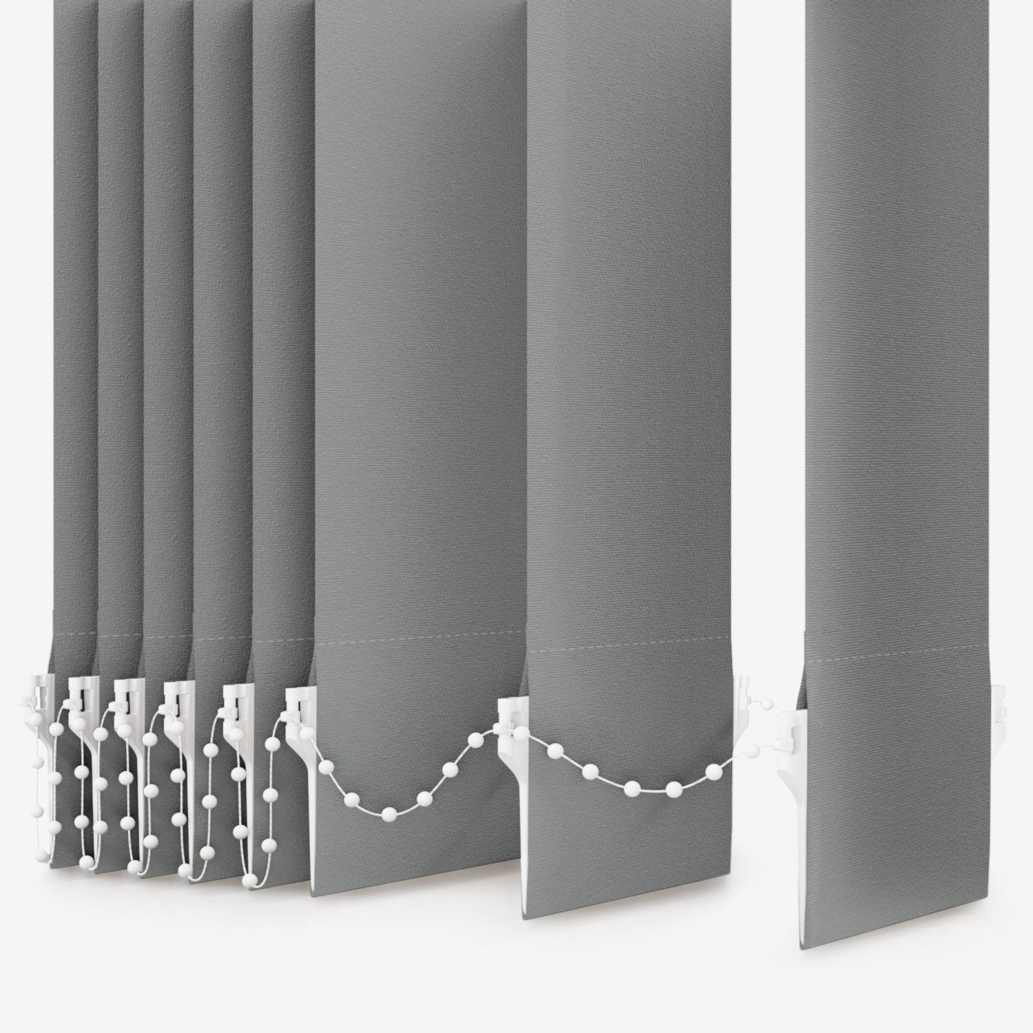 Colori Storm Grey Vertical Blinds - Zen Shades