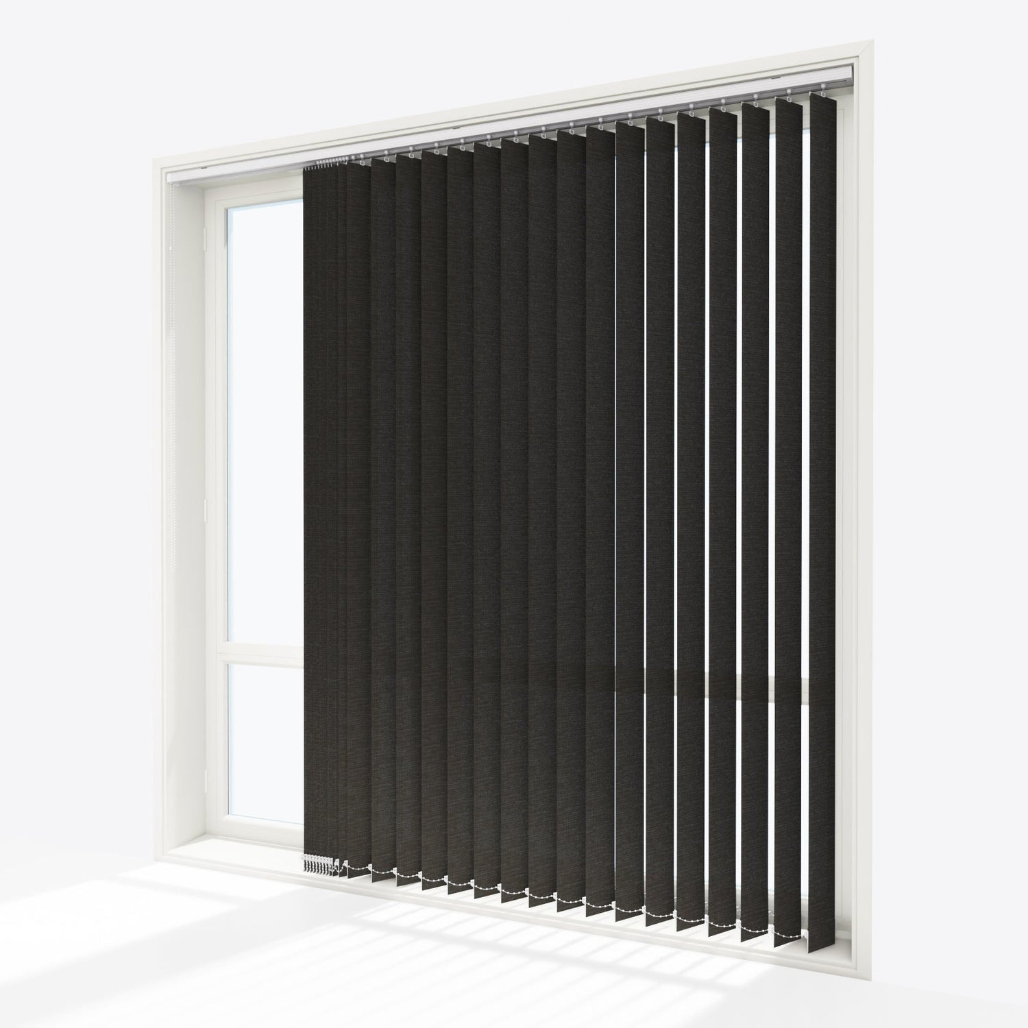 Designo Black Olive Vertical Blinds - Zen Shades