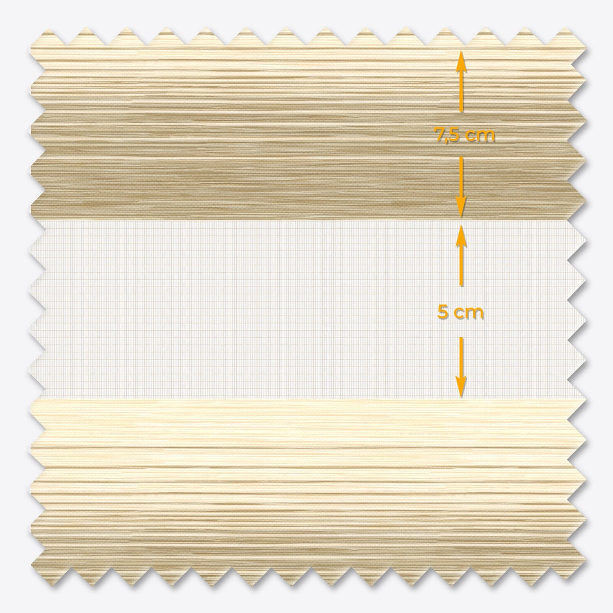 Eclipse Timber Cream Day & Night Blinds - Zen Shades