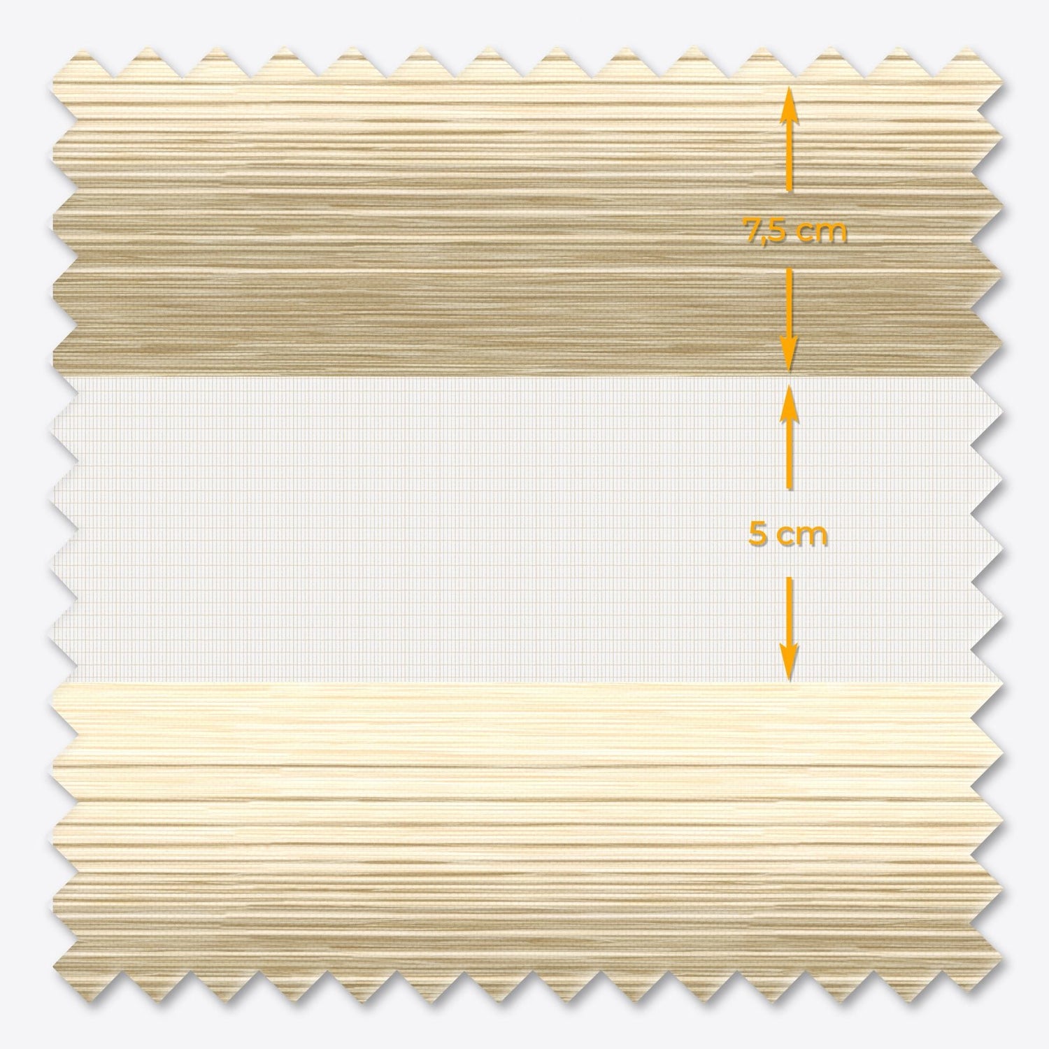 Eclipse Timber Cream Day & Night Blinds - Zen Shades