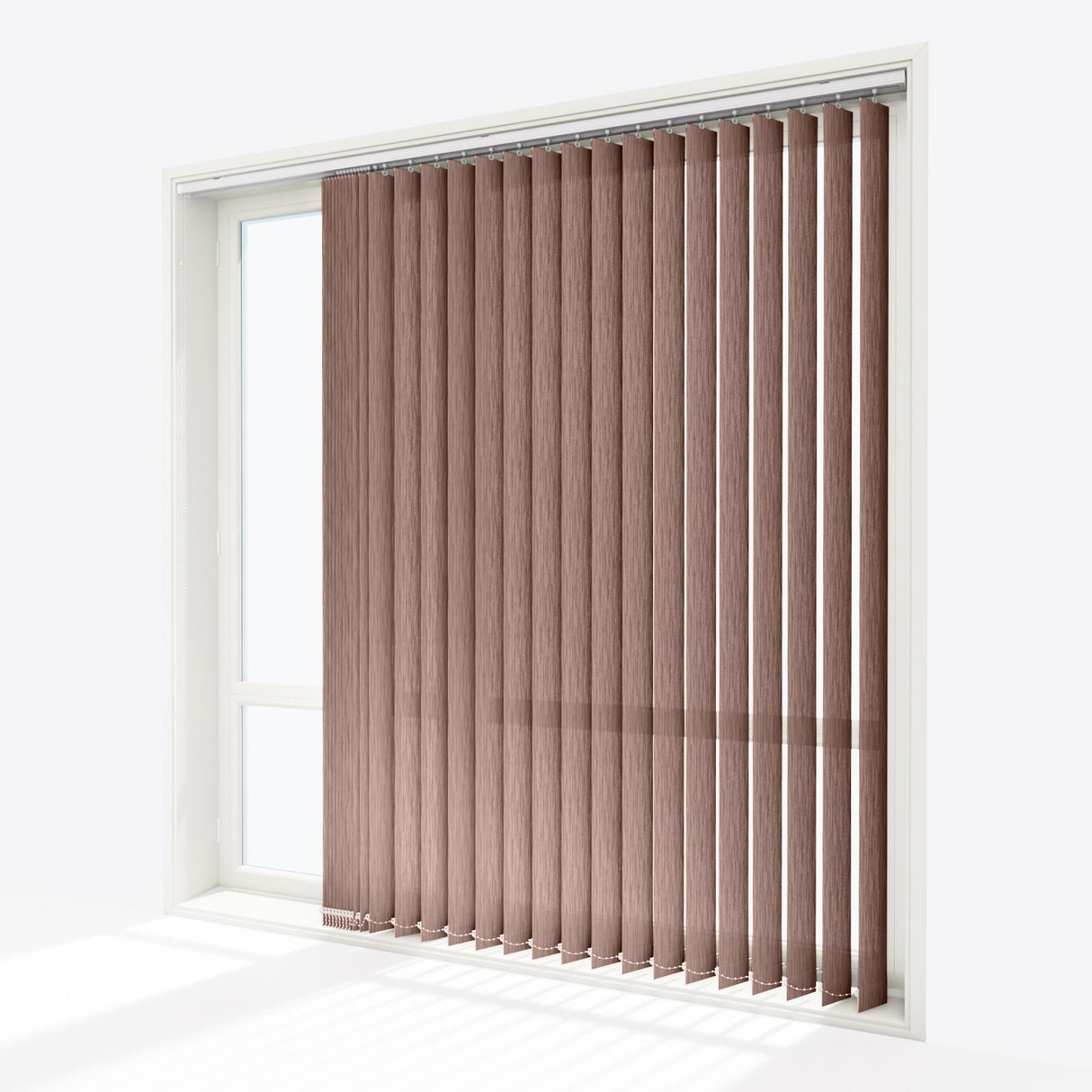 Gabi Ginger Snap Vertical Blinds - Zen Shades