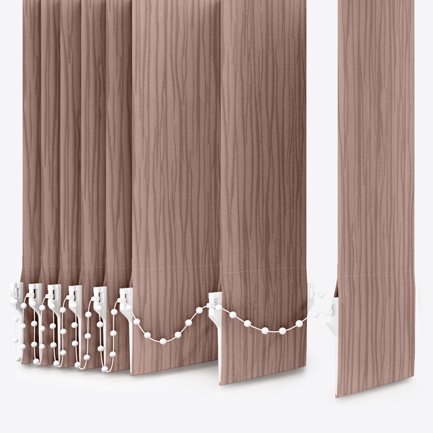 Gabi Ginger Snap Vertical Blinds - Zen Shades