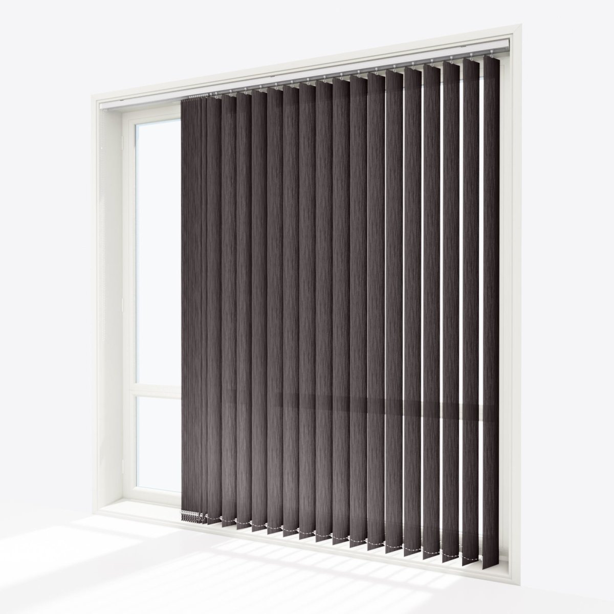 Gabi Mulch Vertical Blinds Replacement Slats - Zen Shades