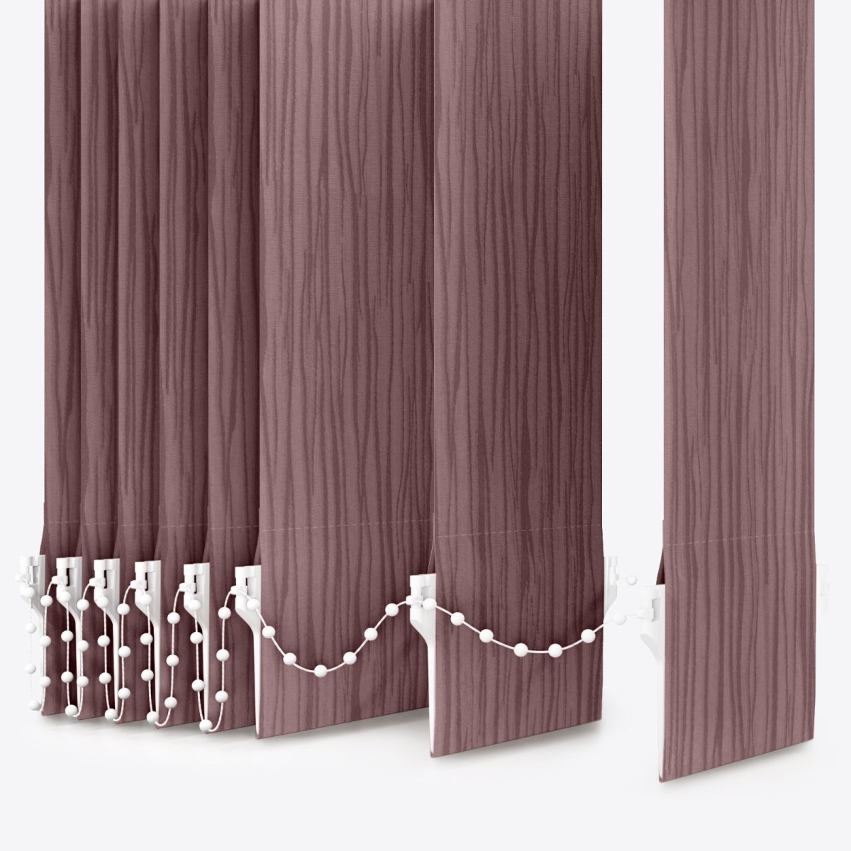Gabi Rose Taupe Vertical Blinds - Zen Shades
