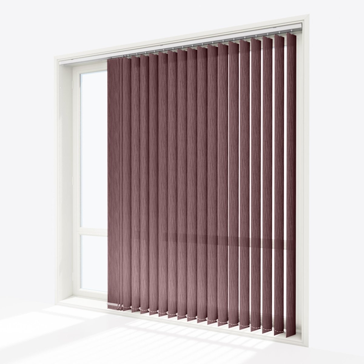 Gabi Rose Taupe Vertical Blinds Replacement Slats - Zen Shades