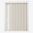 Genebra Ivory Satin Blackout PVC Vertical Blinds - Zen Shades
