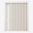 Genova Ivory Satin Blackout PVC Vertical Blinds - Zen Shades