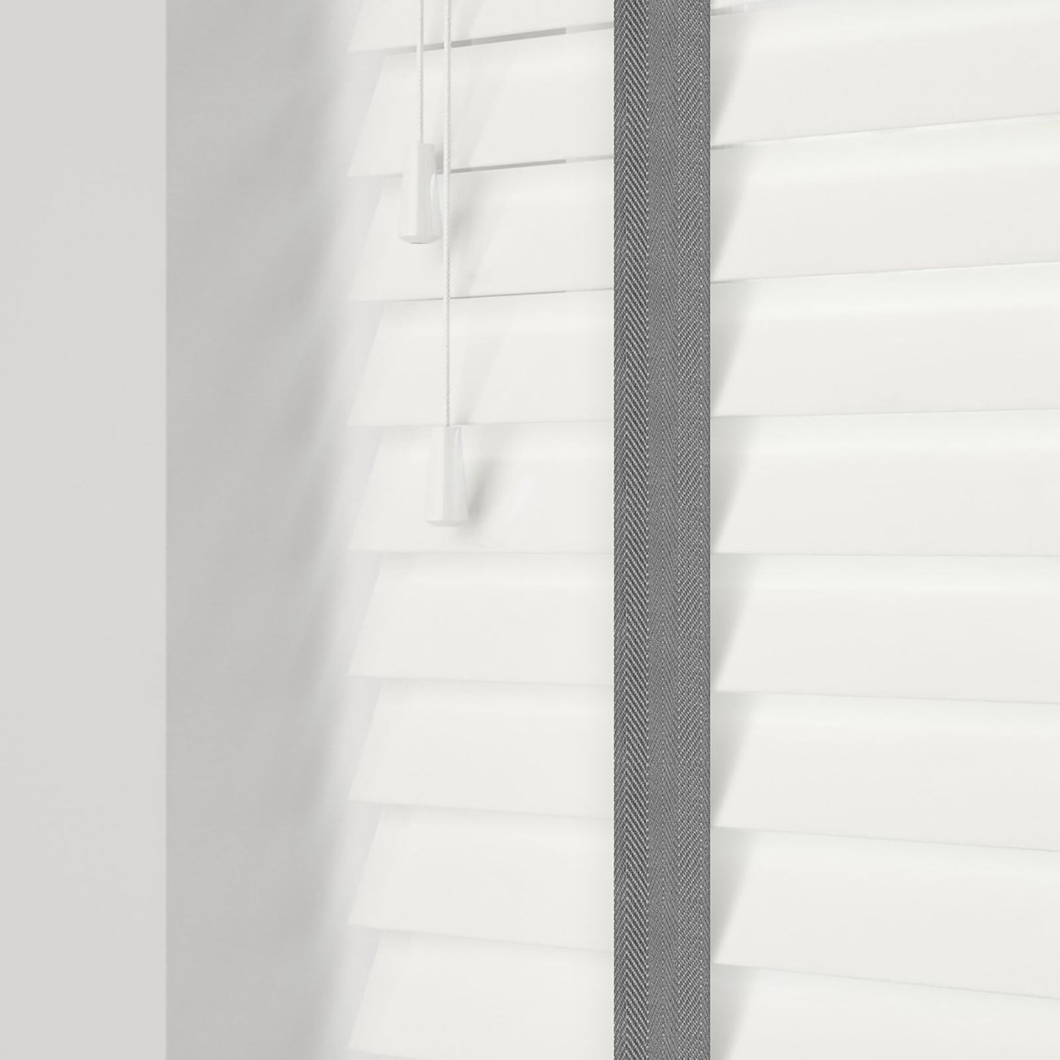 Gloss Pure Real Wooden Blinds With Gallant Tapes - Zen Shades