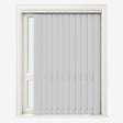 Herringbone Light Grey Vertical Blinds - Zen Shades