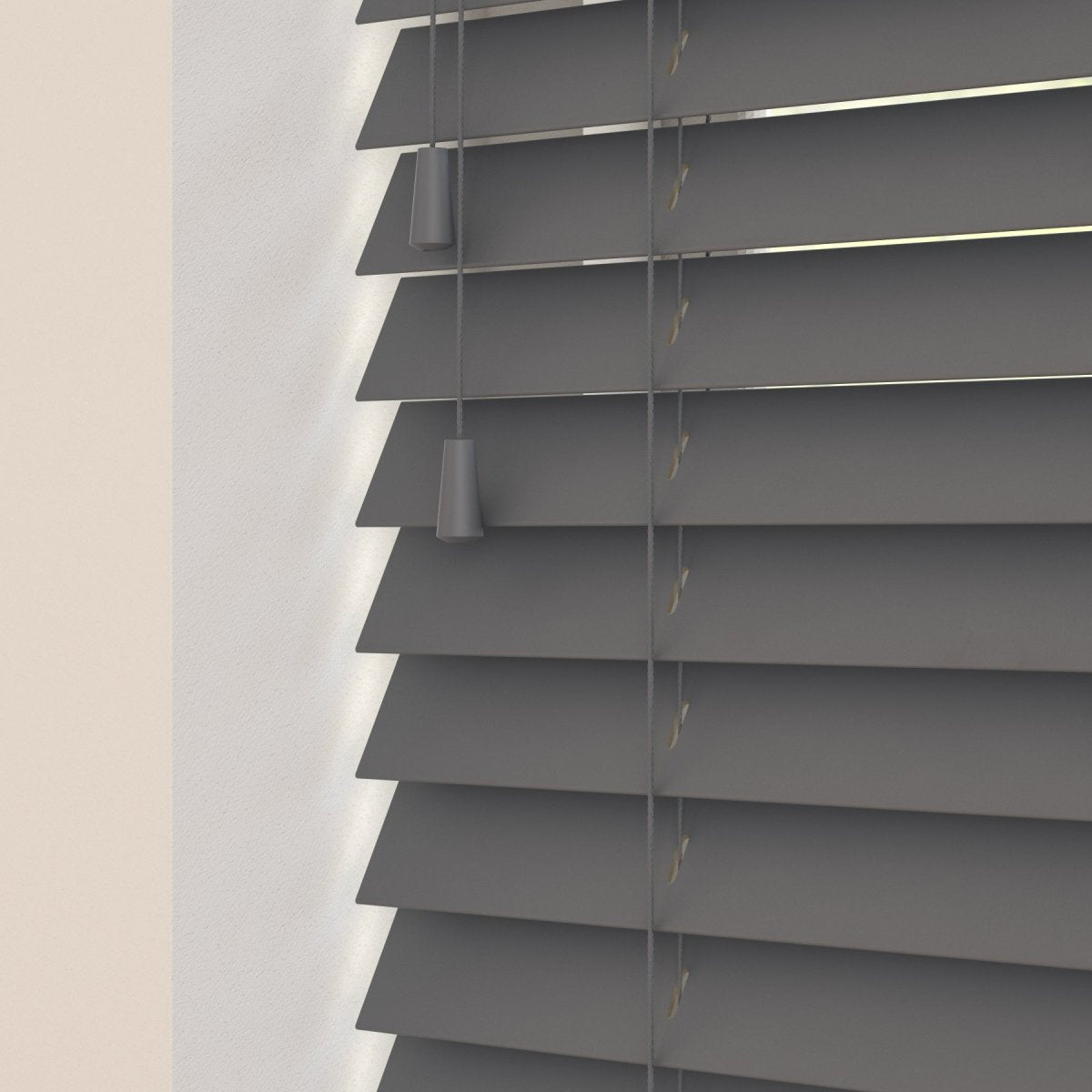 Khol Real Wooden Blinds With Tapes - Zen Shades