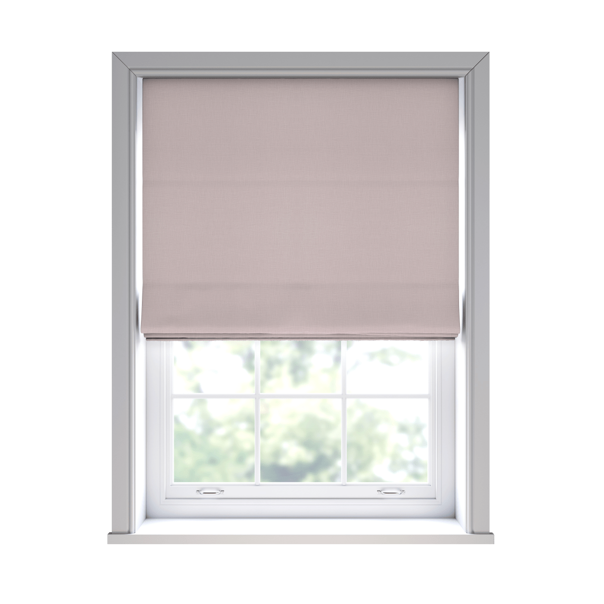 Lorenzo Mauve Roman Blinds - Zen Shades