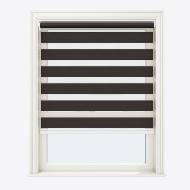 Mahogany Blackout Day & Night Blinds - Zen Shades