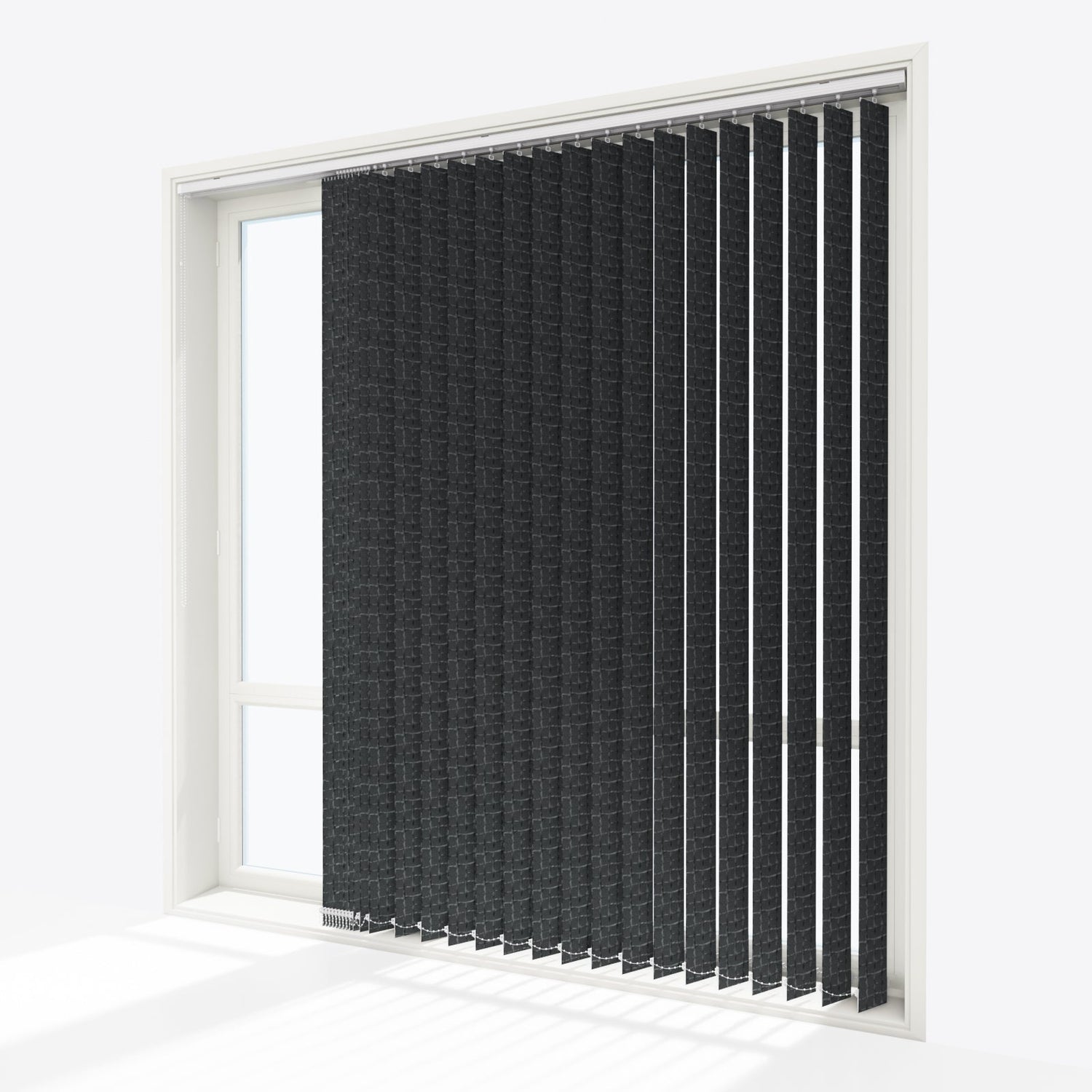 Maison Charcoal Vertical Blinds - Zen Shades