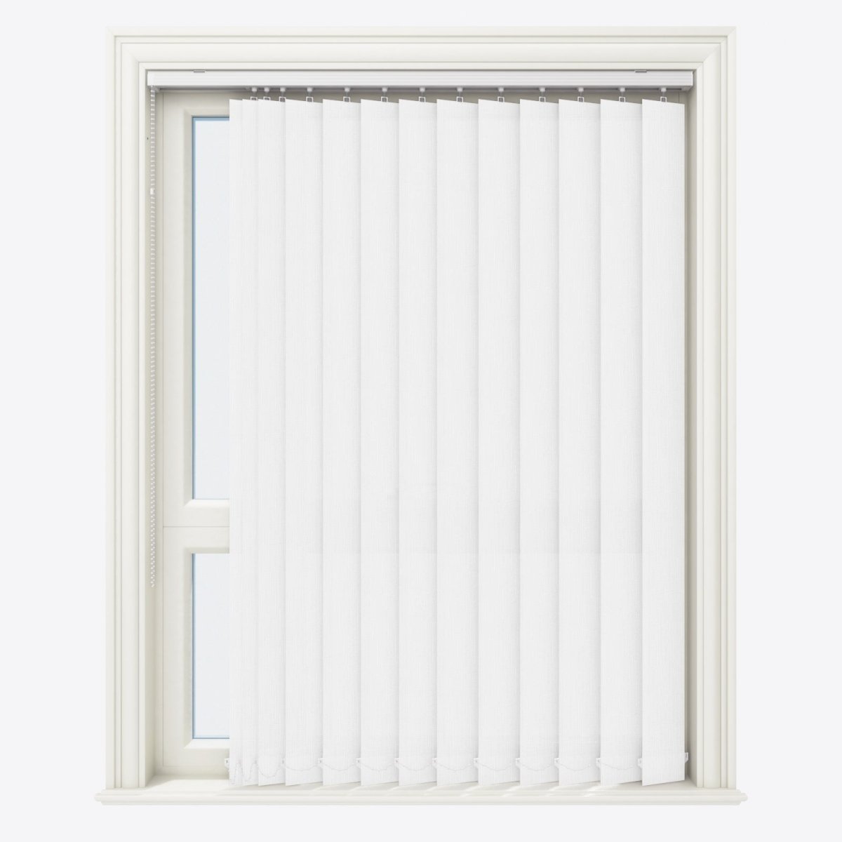 Pacific Brilliant White Vertical Blinds - Zen Shades