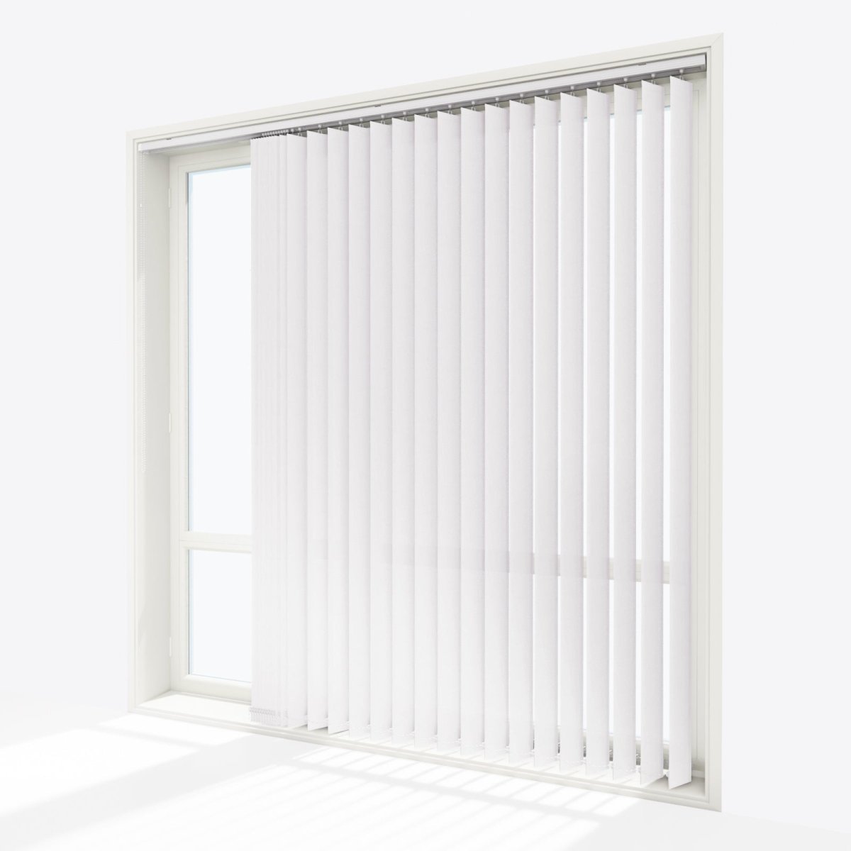 Pacific Brilliant White Vertical Blinds Replacement Slats - Zen Shades