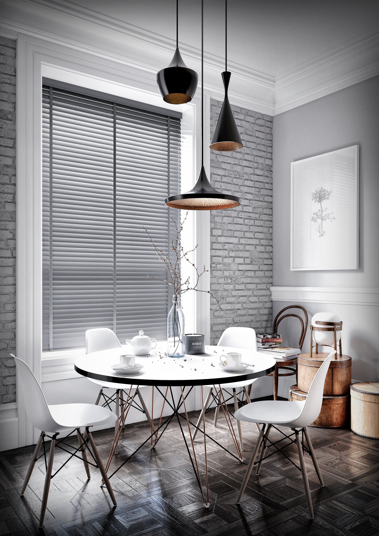 Pavilion Real Wooden Blinds - Zen Shades