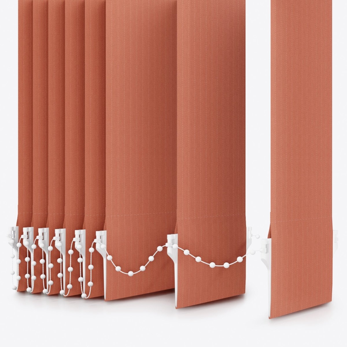 Pencil Stripe Langoustino Vertical Blinds - Zen Shades