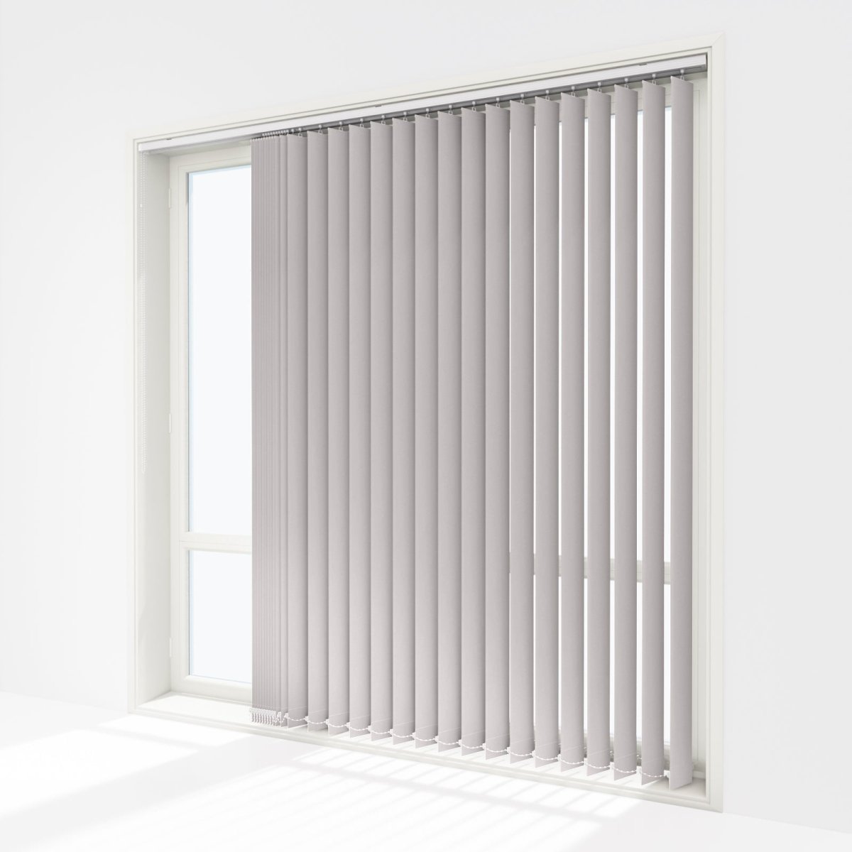 Pristine Dove Blackout Vertical Blinds Replacement Slats - Zen Shades