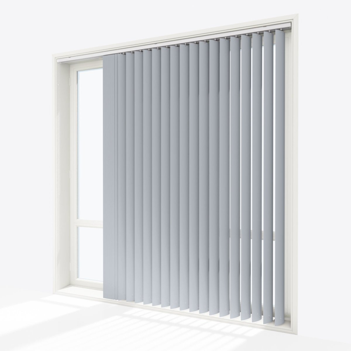 Ramina Lavanda Blackout PVC Vertical Blinds - Zen Shades