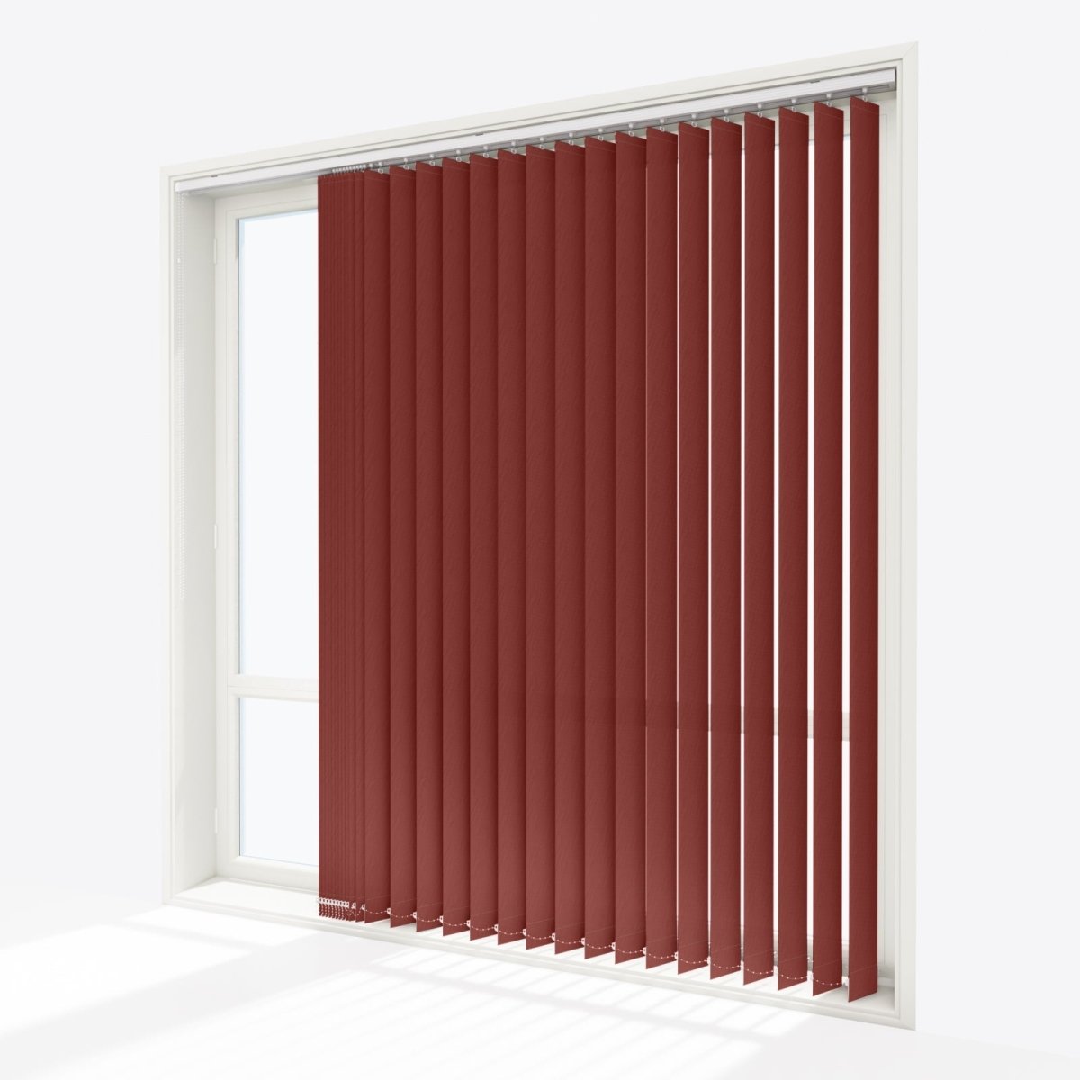 Solo Burnt Henna Vertical Blinds - Zen Shades