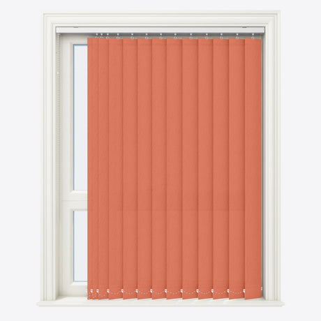 Solo Mandarin Orange Vertical Blinds - Zen Shades