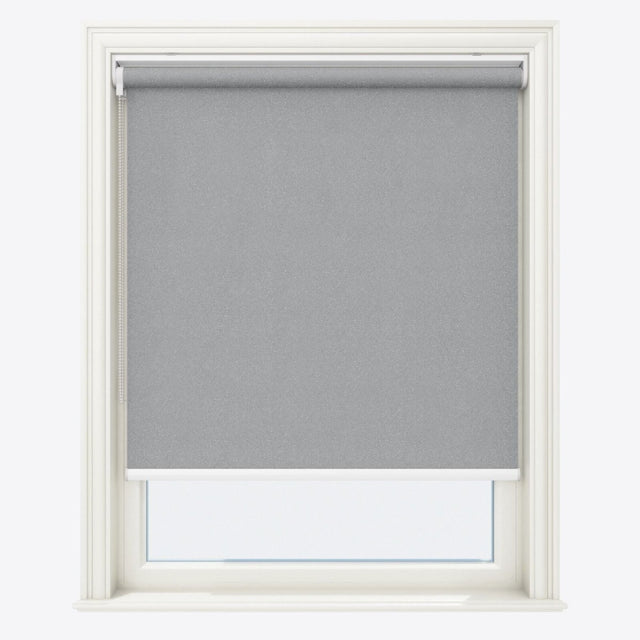 Sparkle Mirage Gray Blackout Roller Blinds - Zen Shades